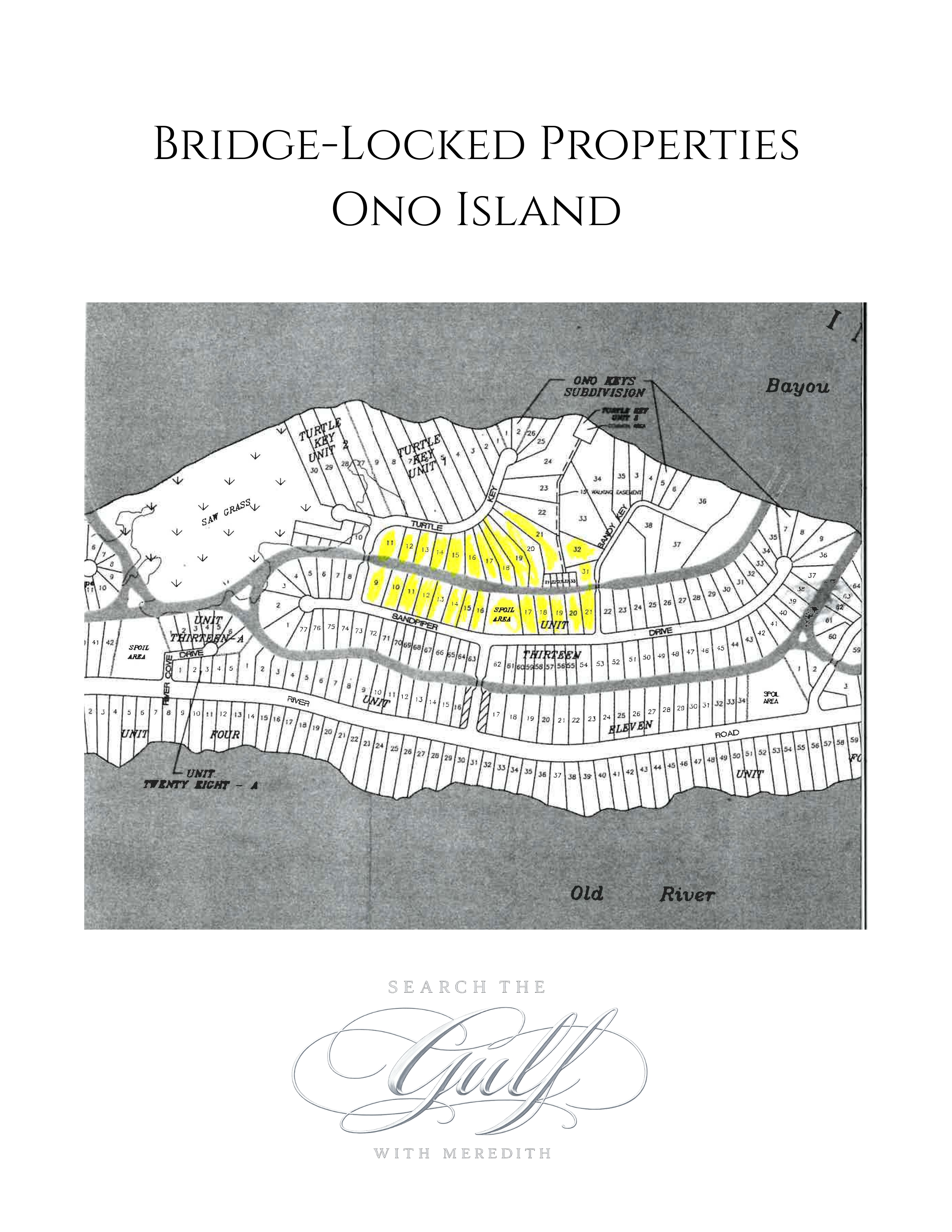 Bridge-Locked Properties Homes Ono Island